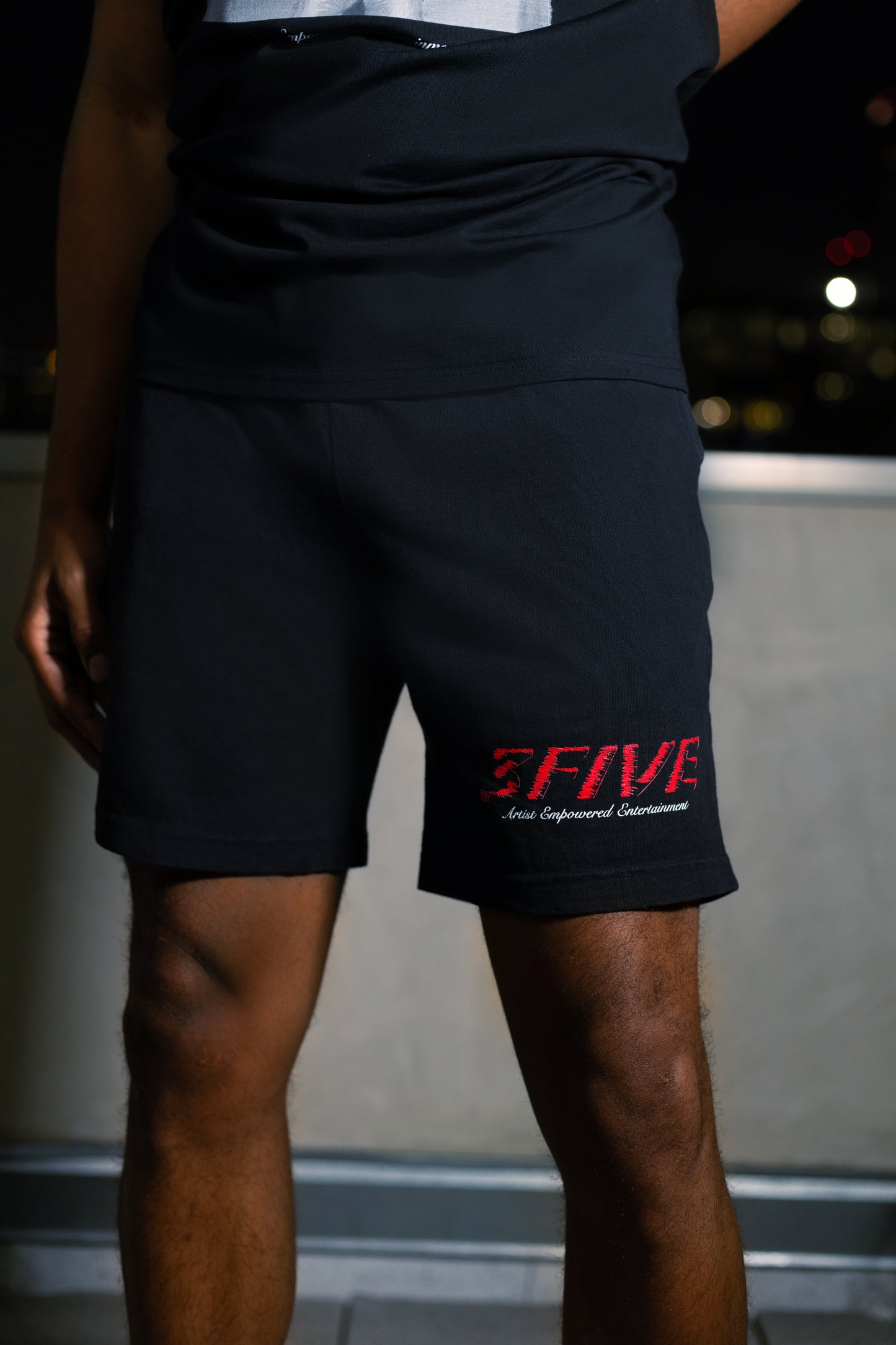 3FIVE Classic Sweat Shorts Black